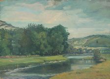 Landscape near Kosice, 1952. Creator: Peter Konecný