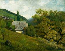 Landscape near Kremnica, 1894. Creator: Vojtech Angyal