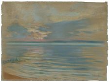 Landscape near Lake Balaton, 1920-1935. Creator: Gaza Wagner