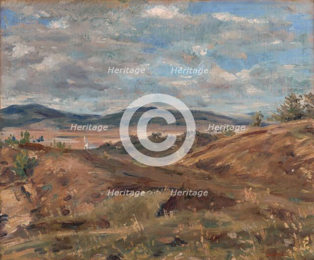 Landscape near Levice, 1928-1938.  Creator: Bohuslav Kozák.