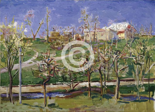 Landscape near Lind-Sternberg, 1931. Creator: Felix Esterl.