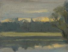 Landscape near Munich II, c1892. Creator: Jozef Hanula