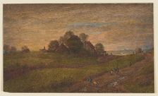 Landscape near Neukirchen in the Westerwald, 1880. Creator: Peter Becker