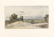 Landscape near Nevers, 1871. Creator: Johan Barthold Jongkind