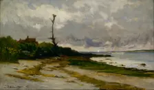 Landscape near Newport, R. I., ca. 1877-1878. Creator: Edward Mitchell Bannister