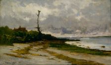 Landscape near Newport, R. I., ca. 1877-1878. Creator: Edward Mitchell Bannister