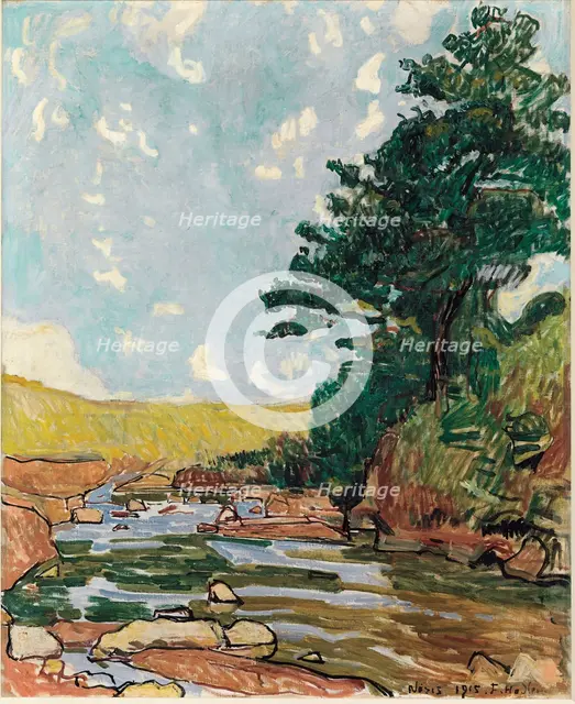 Landscape near Néris, 1915.