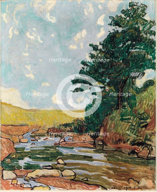 Landscape near Néris, 1915.