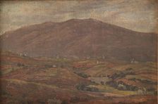 Landscape near Sétúbal, Portugal, 1839. Creator: Thorald Brendstrup