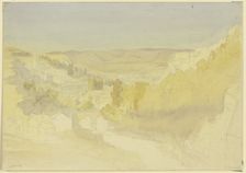 Landscape near Segovia, 19th century. Creator: Karl Peter Burnitz