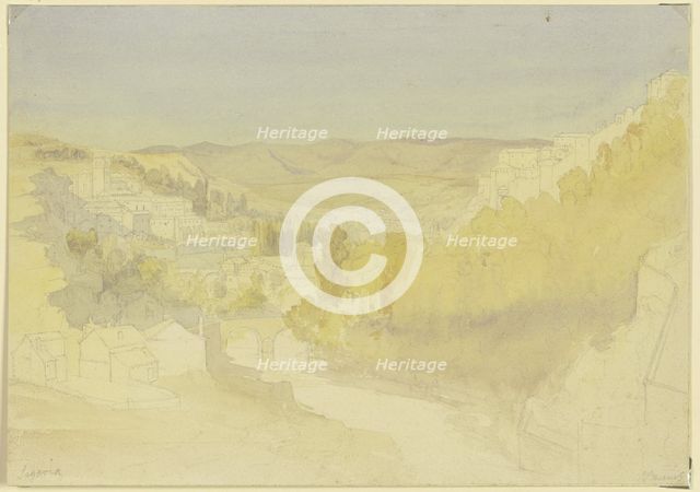 Landscape near Segovia, 19th century. Creator: Karl Peter Burnitz.