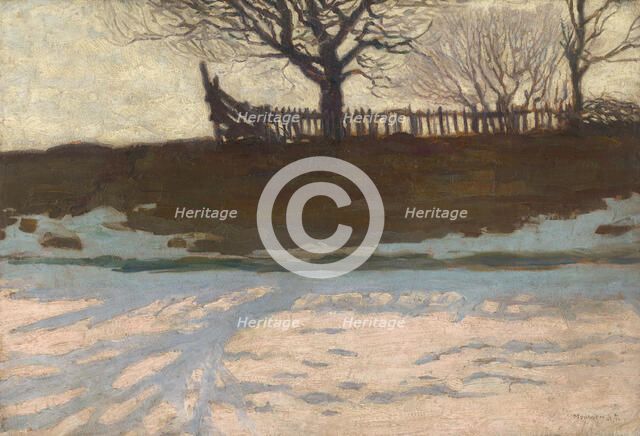 Landscape near Stránany, c1928. Creator: Teodor Jozef Mousson.