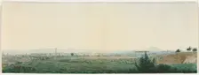 Landscape Near Paris, c. 1860. Creator: Léon Bonvin (French, 1834-1866)