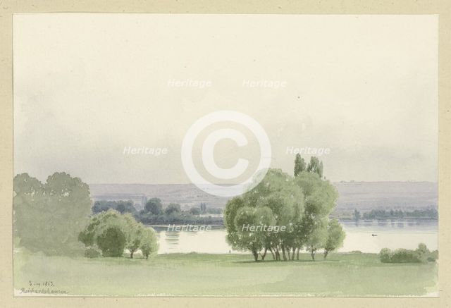 Landscape near Reichartshausen, 1863. Creator: Carl Theodor Reiffenstein.