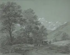 Landscape near Ruhpolding, late 18th-mid-19th century. Creator: Cantius Dillis