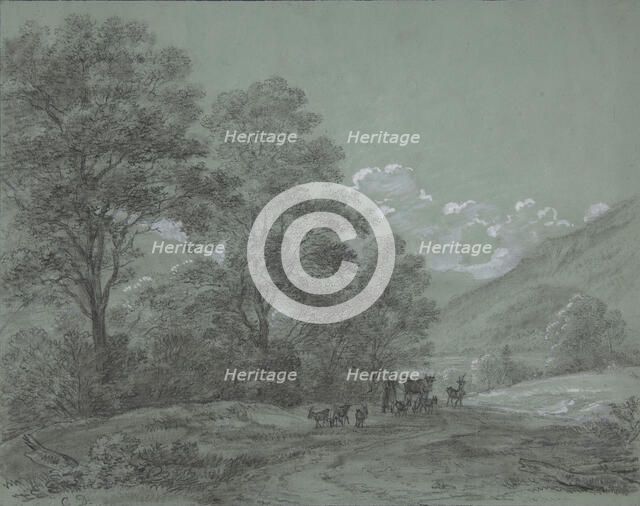 Landscape near Ruhpolding, late 18th-mid-19th century. Creator: Cantius Dillis.