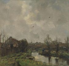 Landscape near The Hague, 1891. Creator: Jacob Henricus Maris