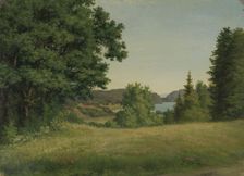 Landscape near the Lake Borrevannet, 1878. Creator: Hedevig Thorine Christiane Lund