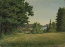 Landscape near the Lake Borrevannet, 1878. Creator: Hedevig Thorine Christiane Lund