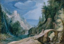 Landscape near Tivoli, c1595-1600. Creator: Circle of Paul Bril