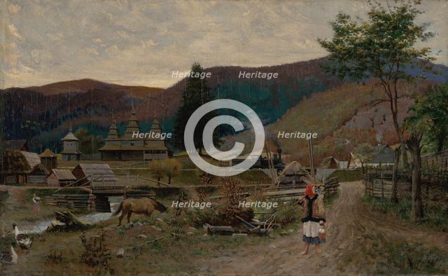 Landscape near Volovec, 1890. Creator: Eduard Hrinák.