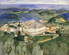 Landscape near Vence in Provence, 1920-1921. Creator: Dufy, Raoul (1877-1953)