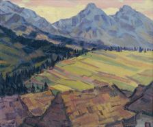 Landscape near Zdiar, 1940-1945. Creator: Gustav Mally