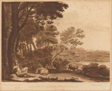 Landscape No. 15 from "Liber Veritatis", 1774. Creator: Richard Earlom