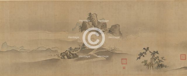 Landscape of China: Eight Views of the Xiao and Xiang Rivers, 17th-18th century. Creator: Kanô Yôboku Tsunenobu.