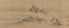 Landscape of China: Eight Views of the Xiao and Xiang Rivers, 17th-18th century. Creator: Kanô Yôboku Tsunenobu