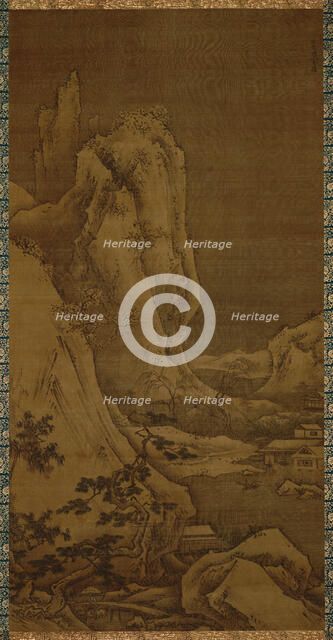 Landscape of Four Seasons: Winter, 15th century. Creator: Sesshu; Toyo (1420-1506).