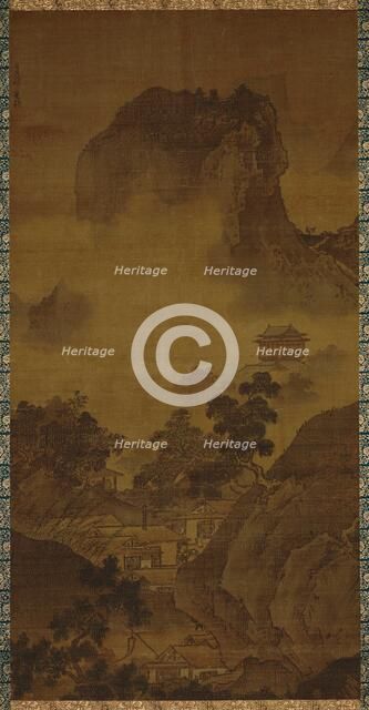 Landscape of Four Seasons: Fall, 15th century. Creator: Sesshu; Toyo (1420-1506).