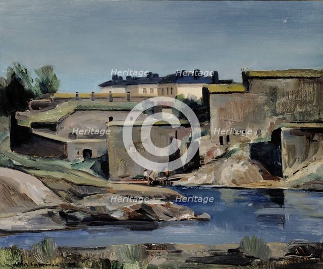 Landscape of Suomenlinna, 1933. Creator: Juho Salminen.