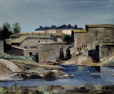 Landscape of Suomenlinna, 1933. Creator: Juho Salminen