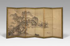 Landscape of the Four Seasons, c. 1560. Creator: Sesson Shukei