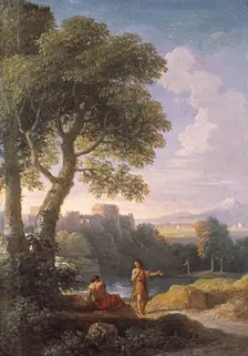 Landscape of the Roman "Compagna", c1700-1740. Creator: Jan Frans van Bloemen