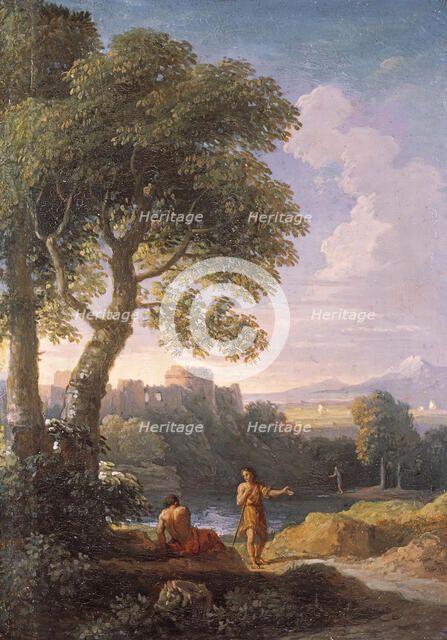 Landscape of the Roman "Compagna", c1700-1740. Creator: Jan Frans van Bloemen.