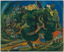 Landscape of the South, 1922-1923. Creator: Soutine, Chaim (1893-1943)