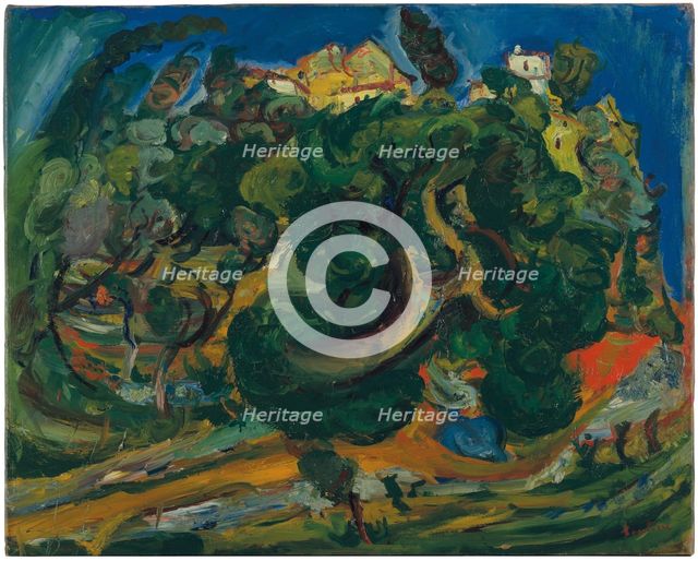 Landscape of the South, 1922-1923. Creator: Soutine, Chaim (1893-1943).