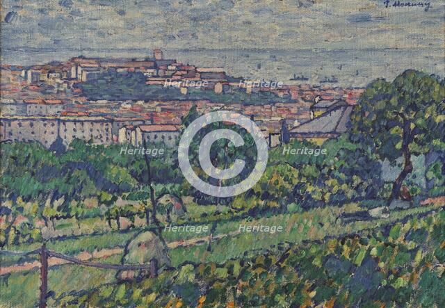Landscape of Trieste, 1912. Creator: Marussig, Pietro (1879-1937).