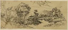 Landscape on the West Shore, n.d. Creator: Rodolphe Bresdin