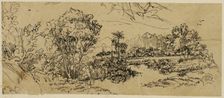 Landscape on the West Shore, n.d. Creator: Rodolphe Bresdin