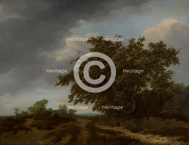 Landscape on the Edge of the Dunes, c1648-1691. Creator: Jan Vermeer van Haarlem.