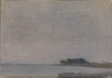 Landscape on the Island of Falster, 1891. Creator: Vilhelm Hammershøi