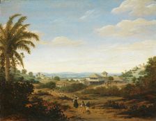 Landscape on the Rio Senhor de Engenho, Brazil, 1670-1680. Creator: Frans Post