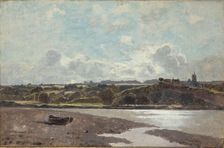 Landscape opposite Newnham on Severn 1880. Artist: Karl Heffner