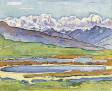 Landscape at Montana. Artist: Hodler, Ferdinand (1853-1918)