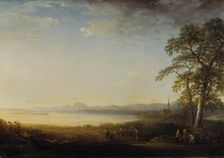 Landscape at Mora church, 1808. Creator: Carl Johan Fahlcrantz
