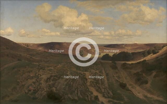 Landscape at Nejsum, Vendsyssel, 1899. Creator: Janus Andreas Bartholin la Cour.