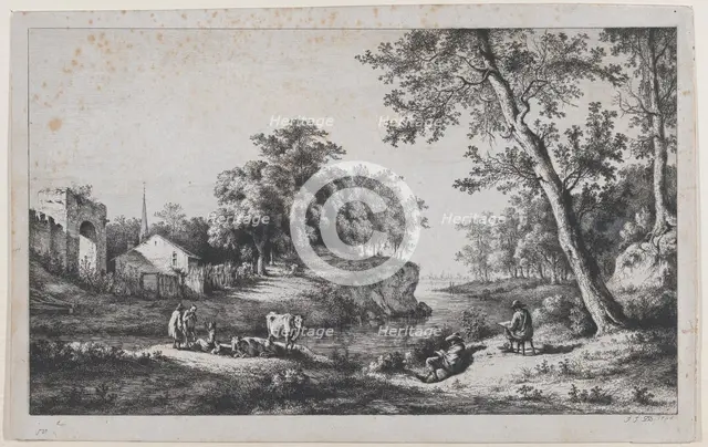 Landscape at Ambronay, 1796. Creator: Jean-Jacques de Boissieu.